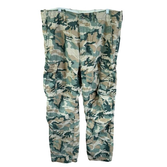 Men's Levis Cargo Pants Camouflage 36/34 Sportsman Outdoor Heavy Duty Military - Picture 1 of 7